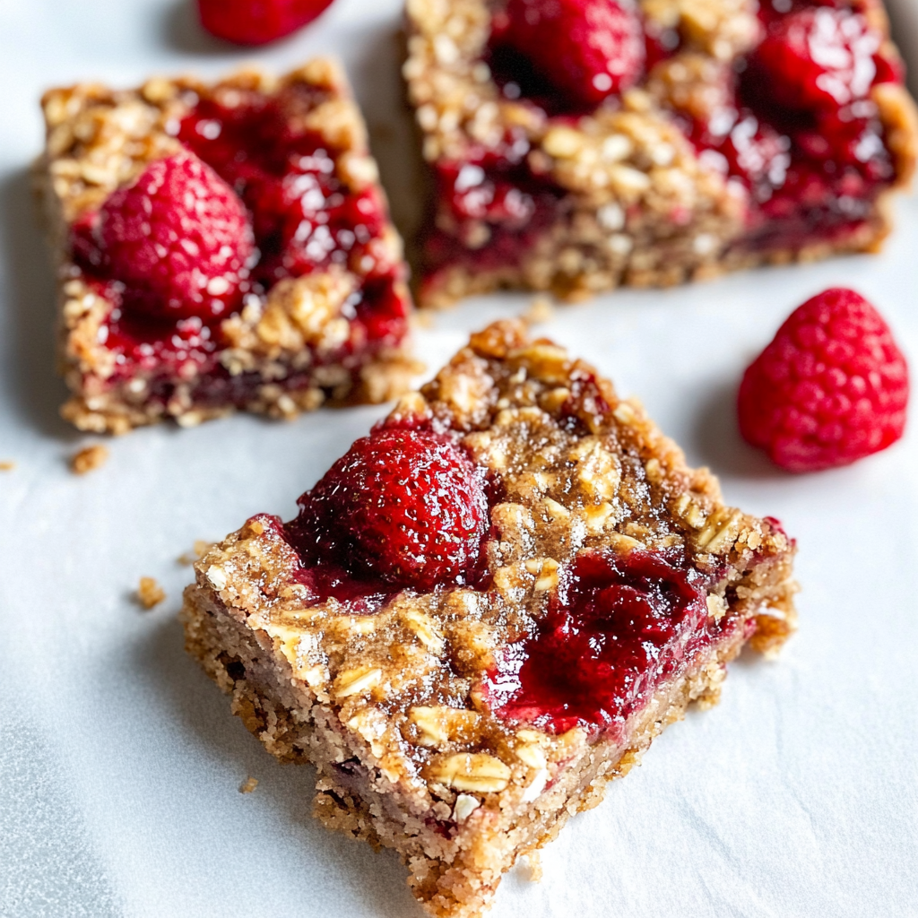 strawberry banana oat bars