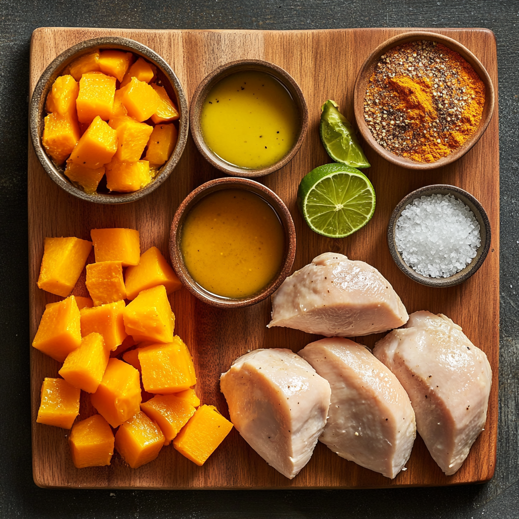Butternut Squash Butter Chicken ingredients