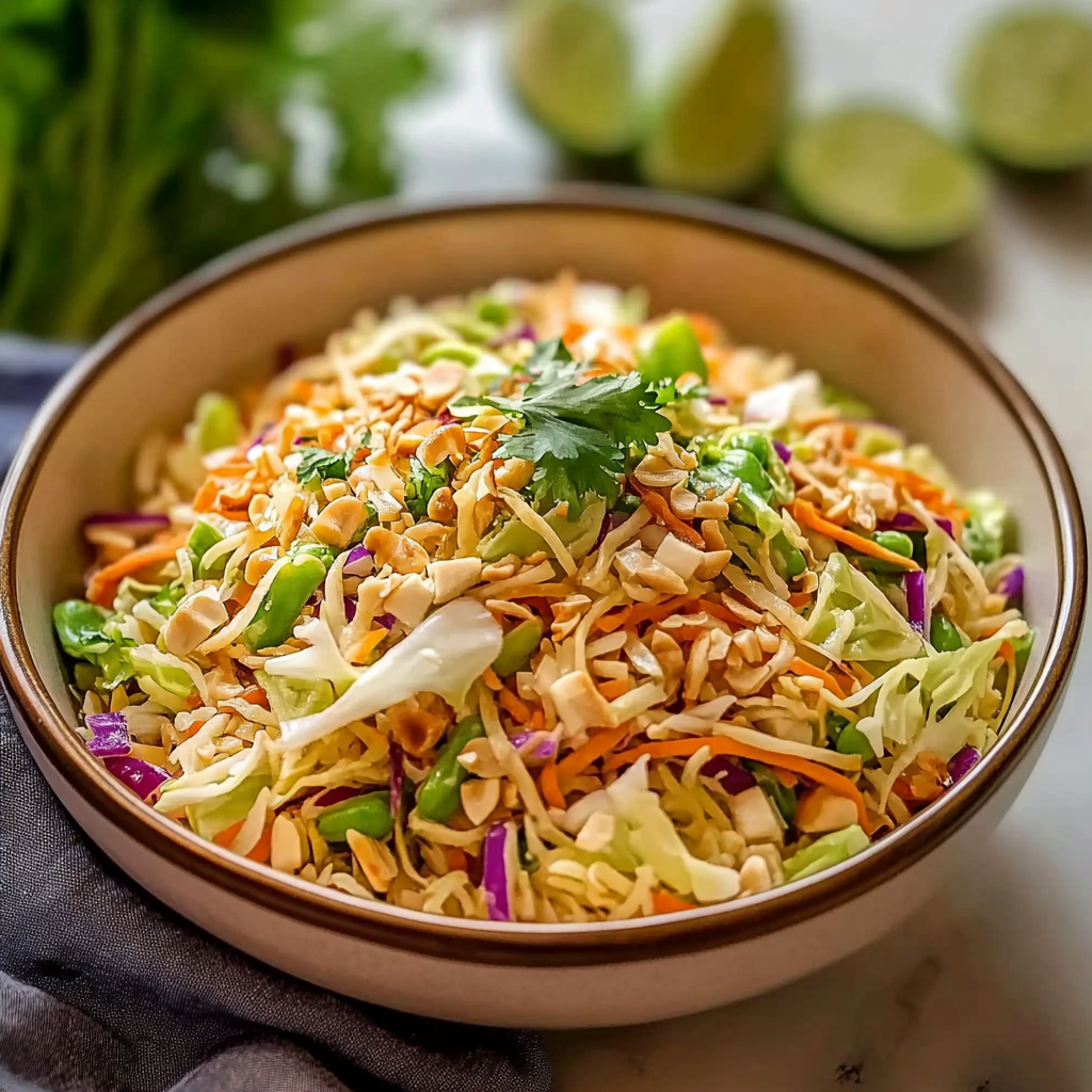 Cabbage Salad with Ramen Noodles