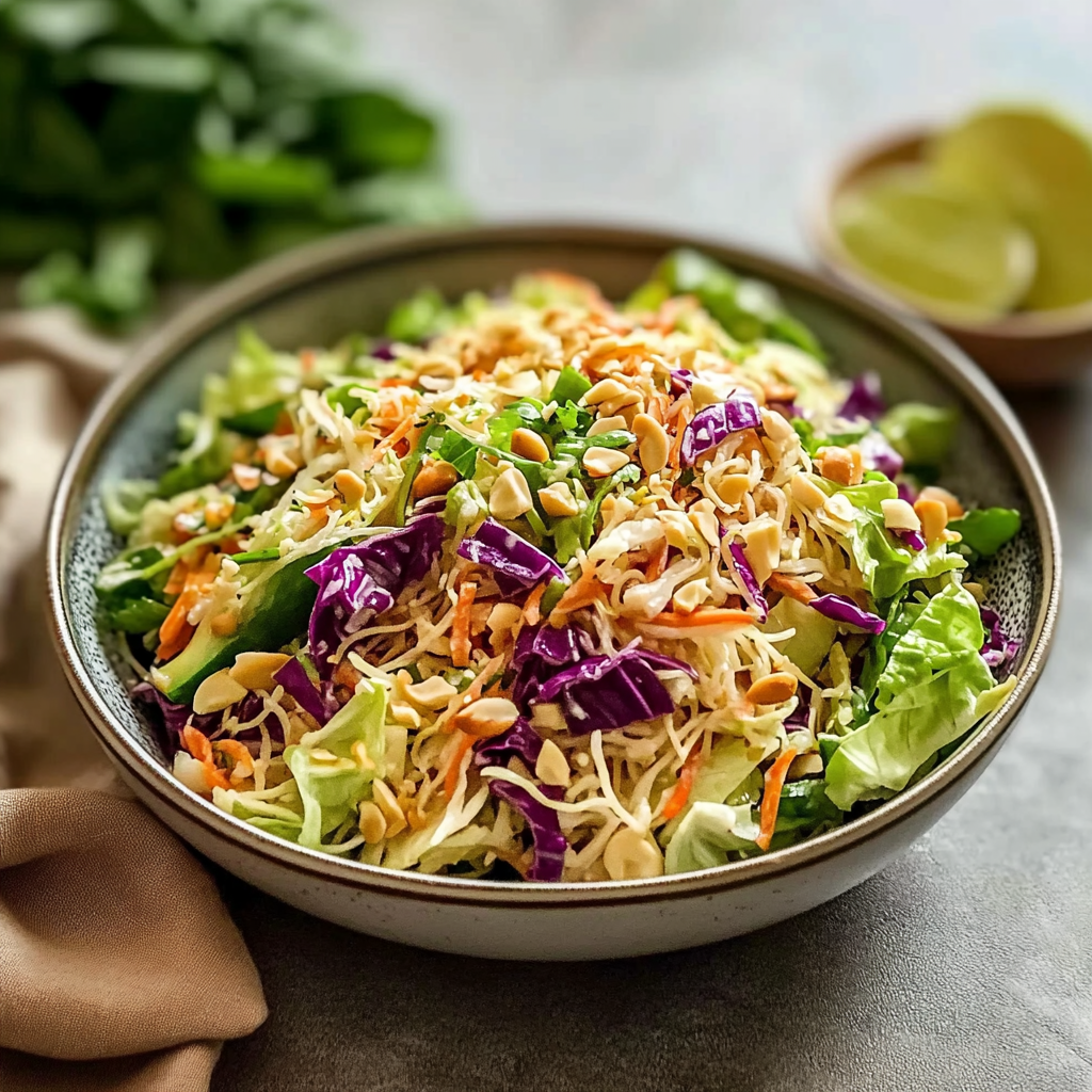 Cabbage Salad with Ramen Noodles