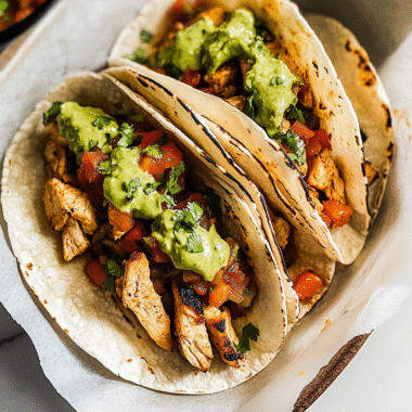 Chicken Tacos with Homemade Marinade