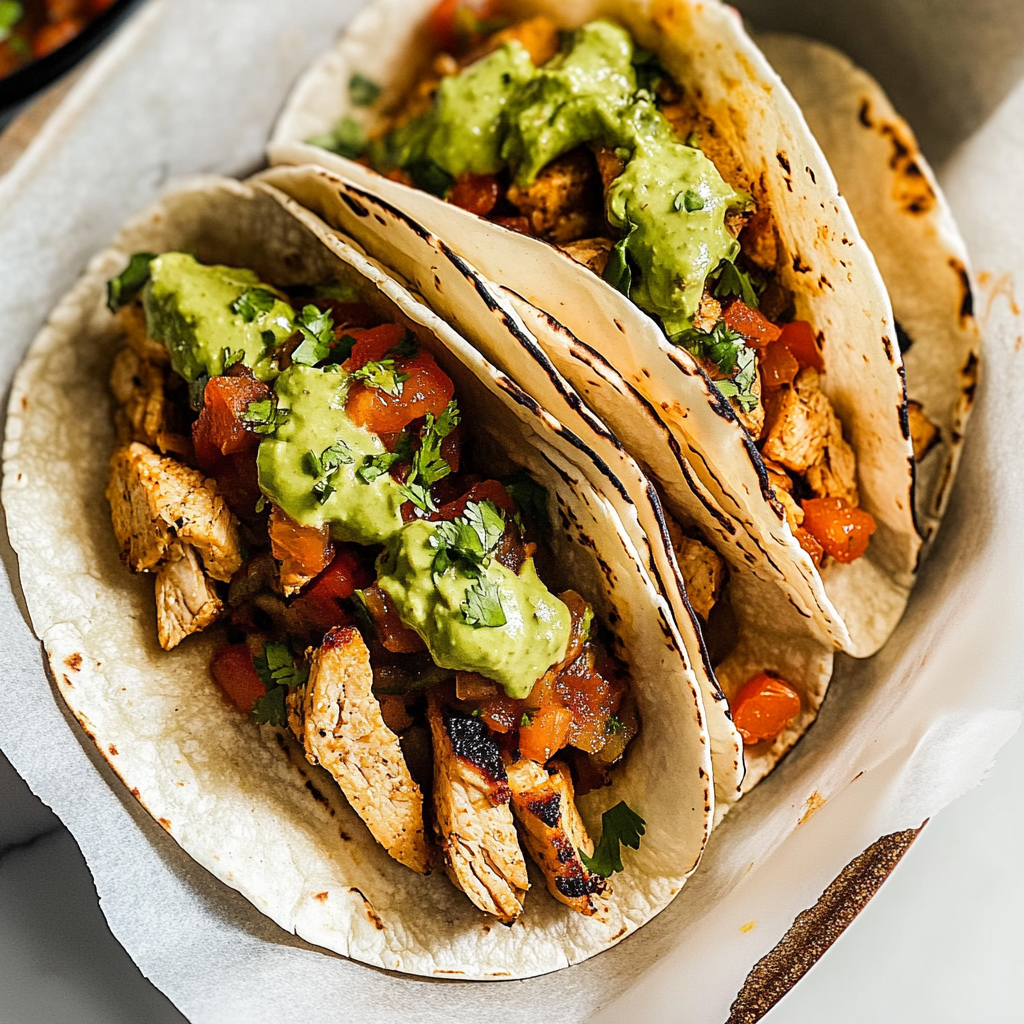 Chicken Tacos with Homemade Marinade