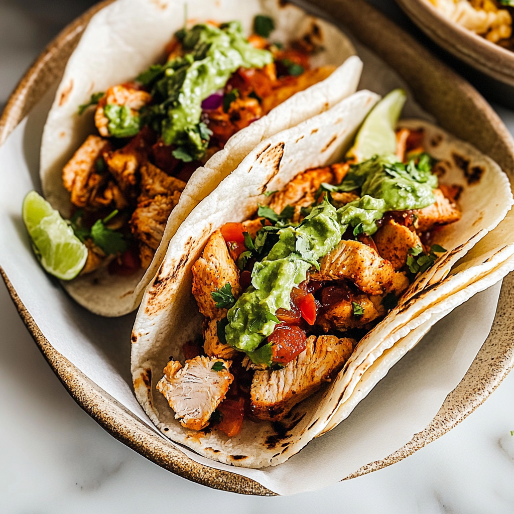 Chicken Tacos with Homemade Marinade