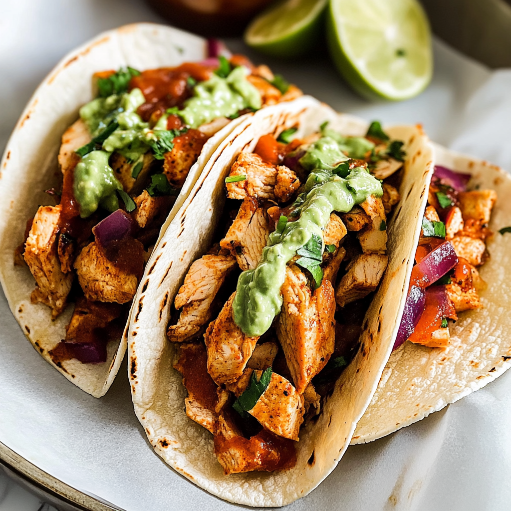 Chicken Tacos with Homemade Marinade