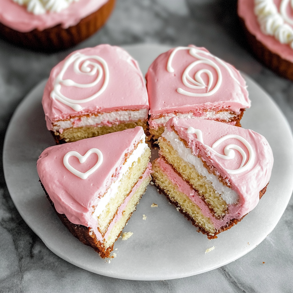 Copycat Little Debbie Valentine Cakes