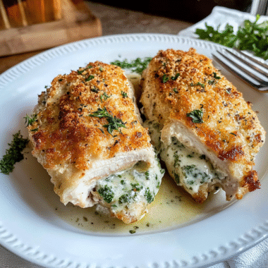 Cream Cheese and Herb Stuffed Chicken