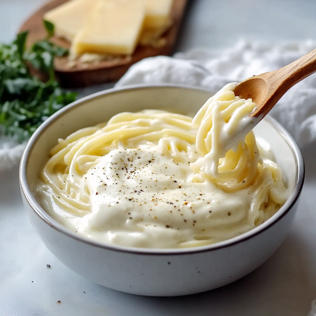 Greek Yogurt Alfredo Sauce