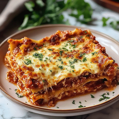 Greek Yogurt Lasagna