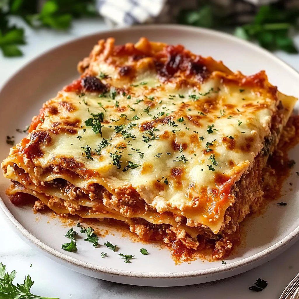 Greek Yogurt Lasagna