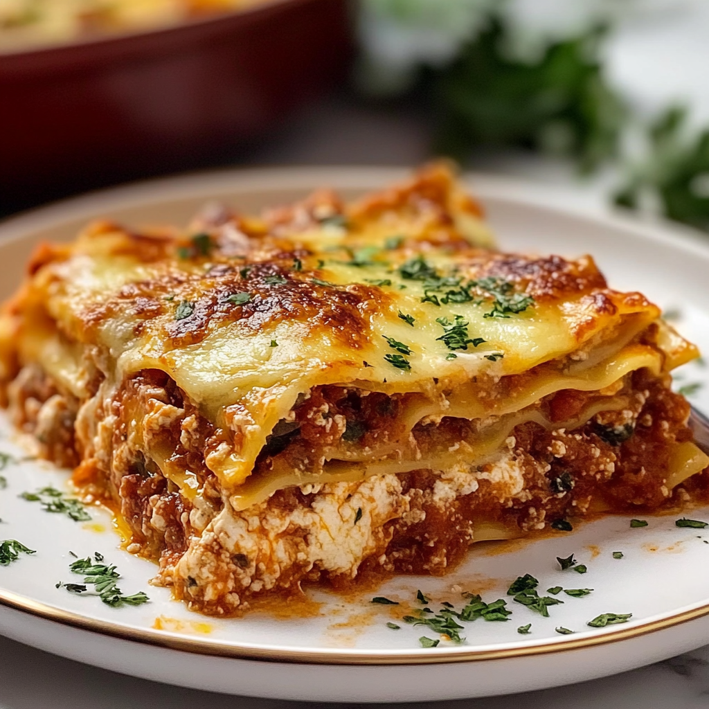 Greek Yogurt Lasagna