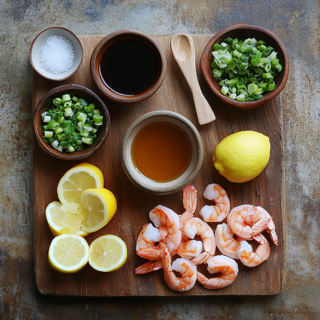 Honey Prawns ingredients