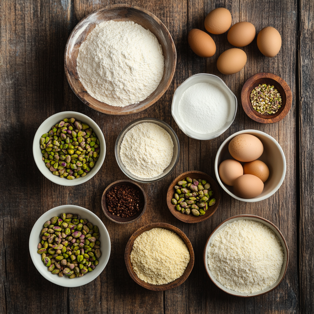 Italian Pistachio Cookies ingredients