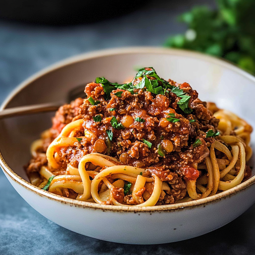 Lentil Bolognese