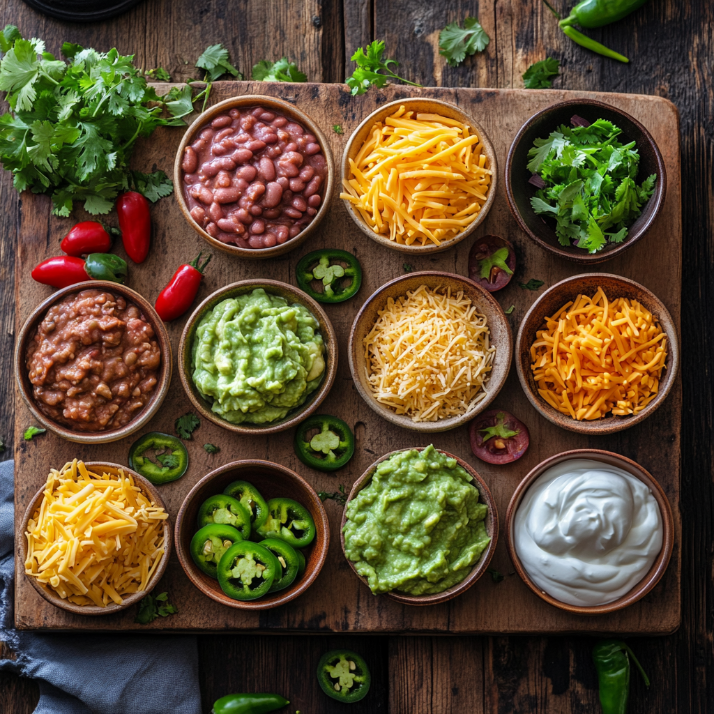 Mexican 5-Layer Dip ingredients
