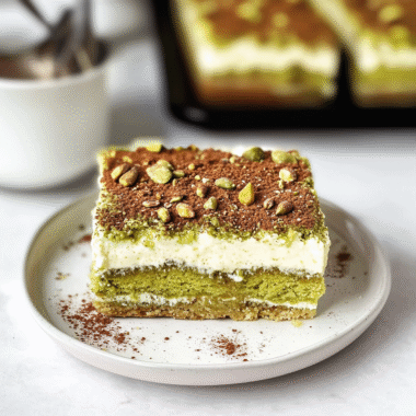 Pistachio Tiramisu