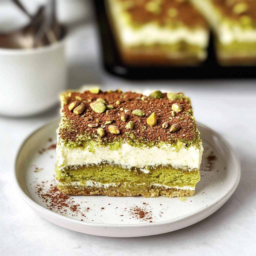 Pistachio Tiramisu