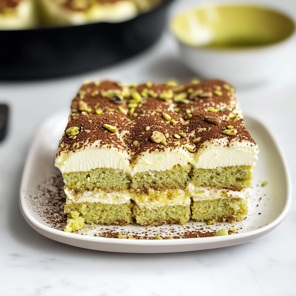 Pistachio Tiramisu
