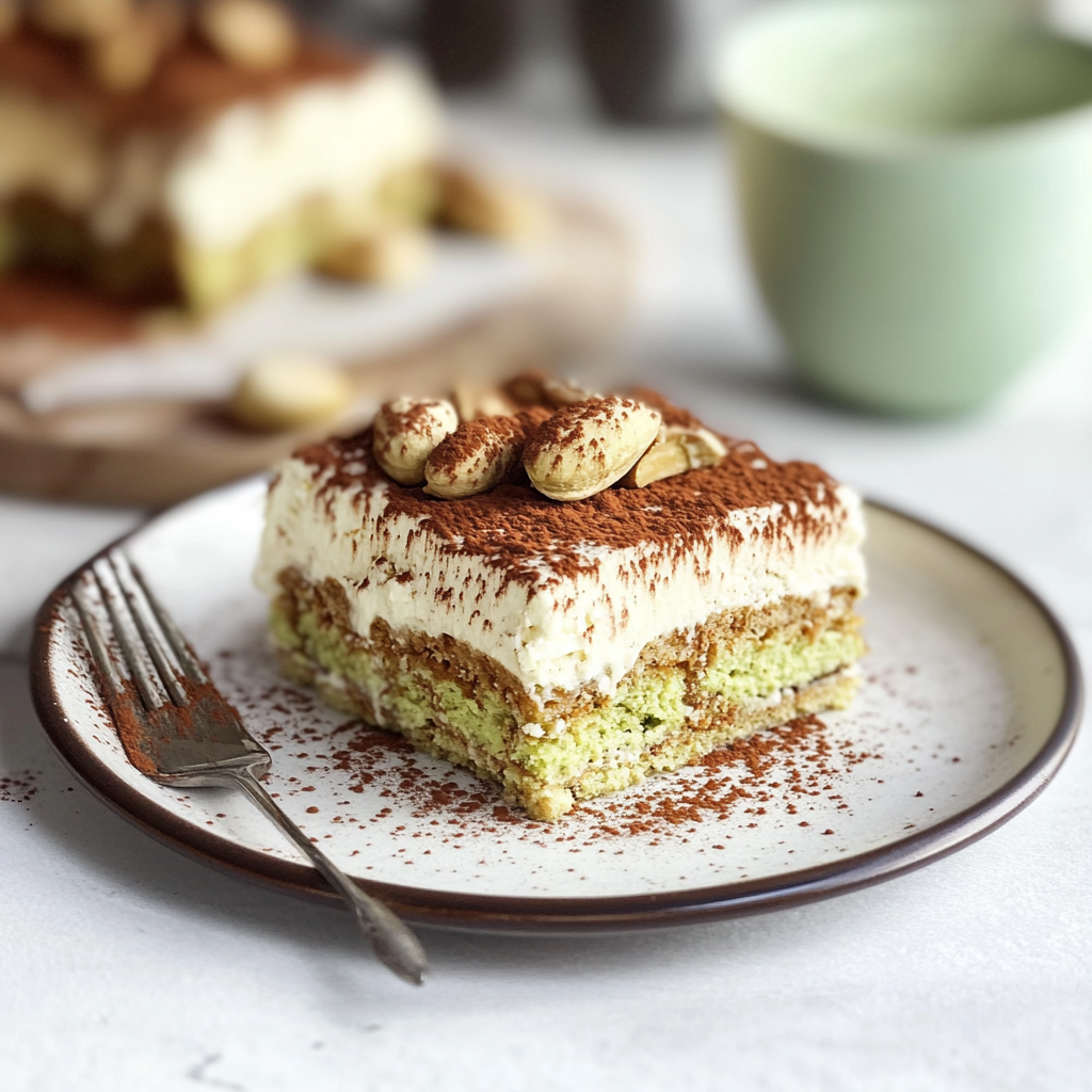 Pistachio Tiramisu