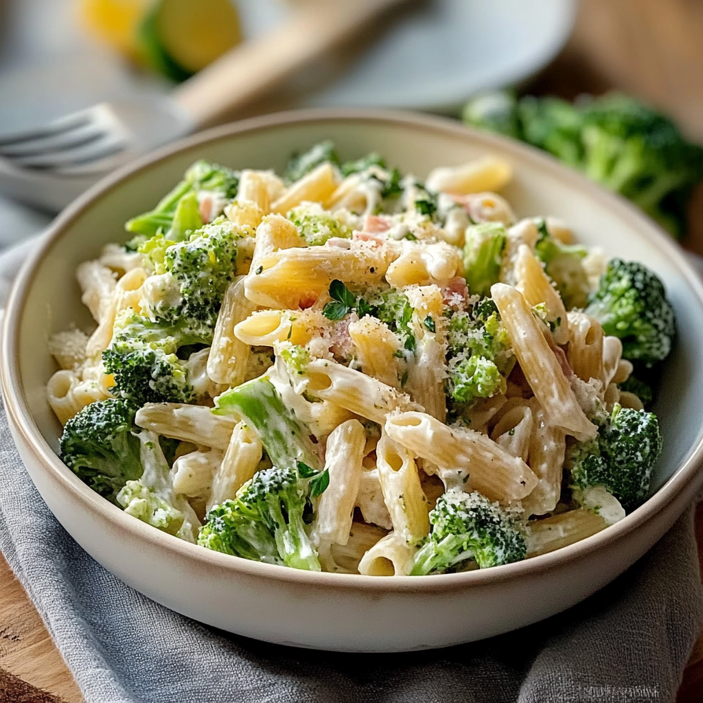 Protein Broccoli Pasta Salad