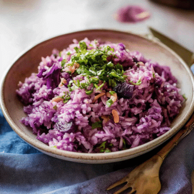 Purple rice