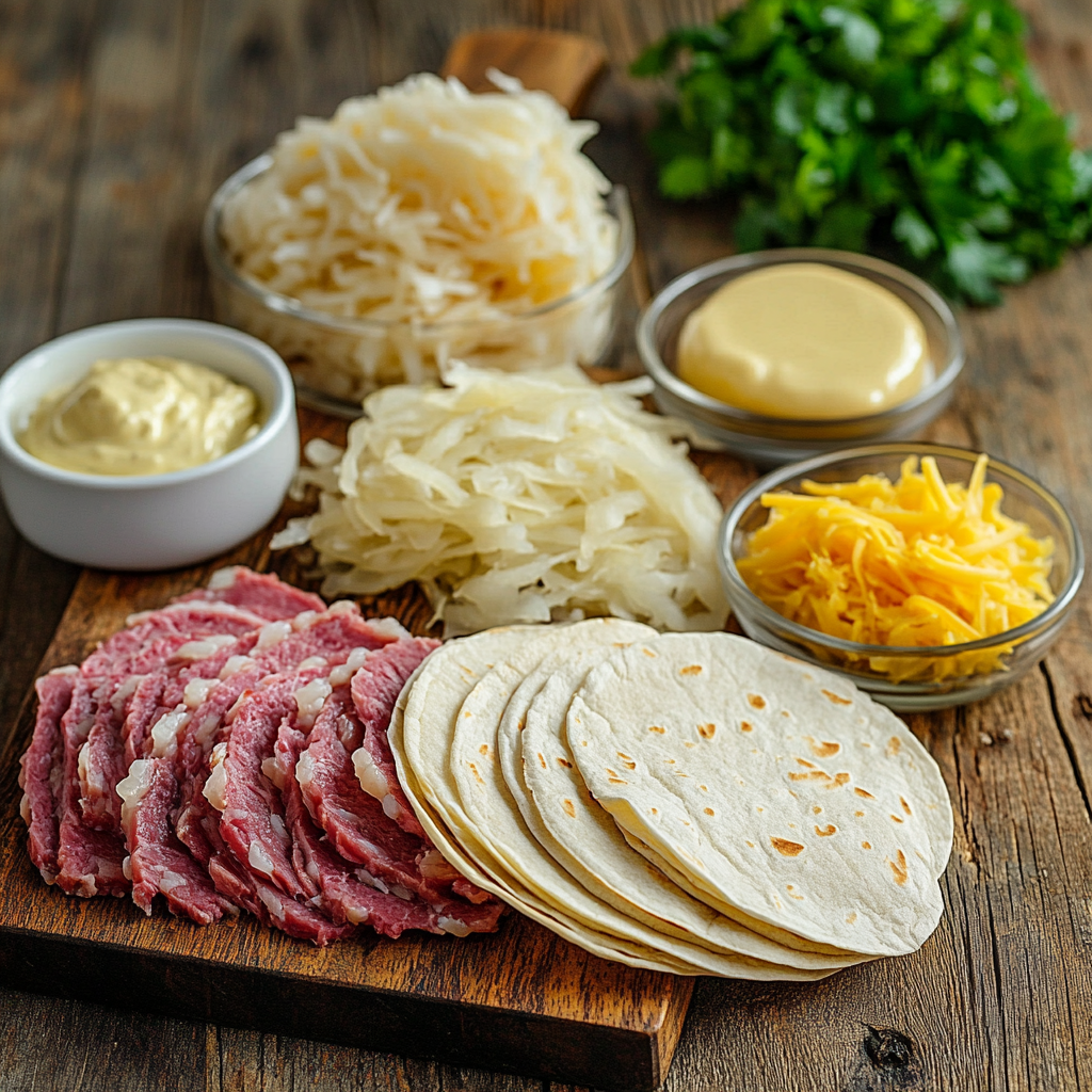 Reuben Pinwheels ingredients