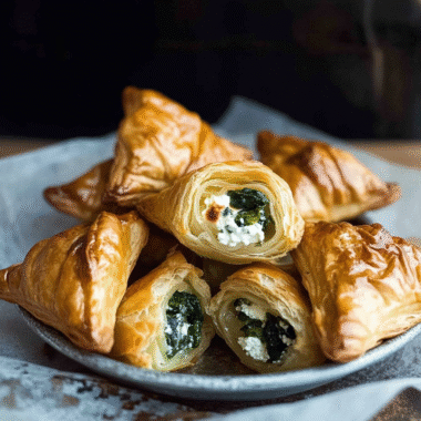 Ricotta and Spinach Puff Pastry Bites
