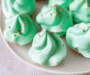 St. Patrick’s Day Meringue Cookies
