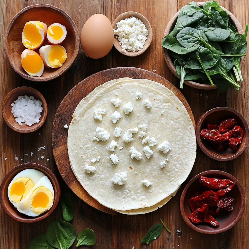 Starbucks Spinach Feta Wrap ingredients