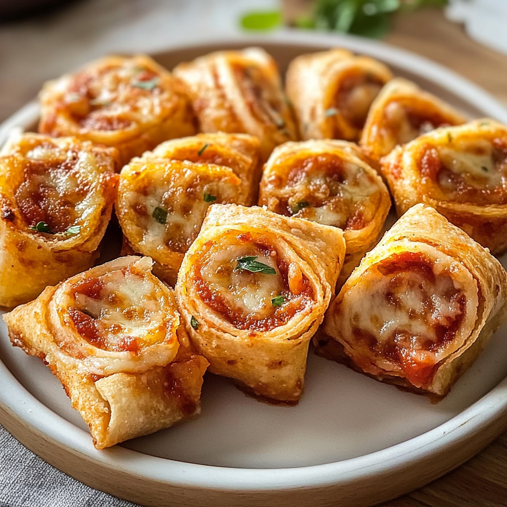 Tortilla Pizza Rolls