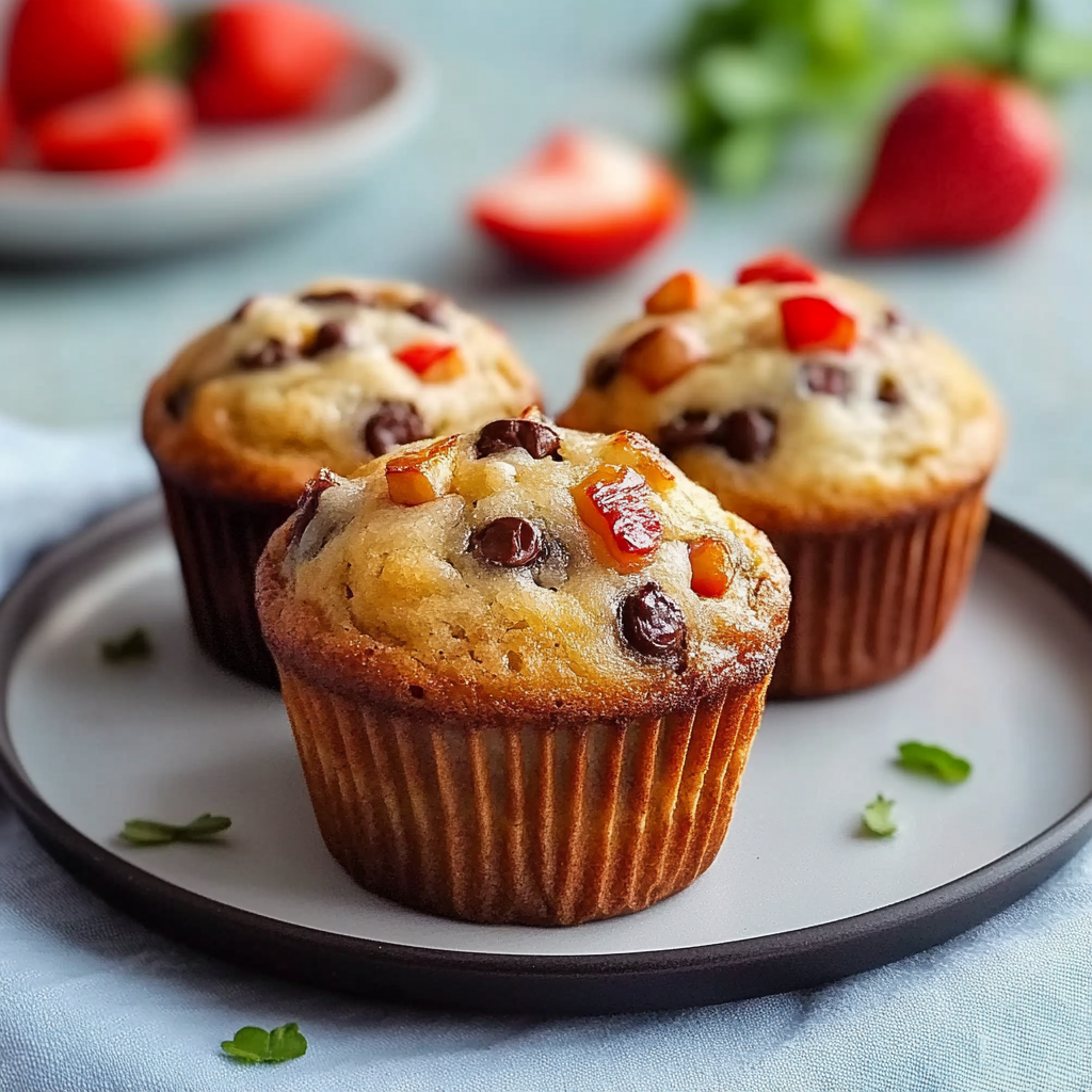 Valentine Greek Yogurt Breakfast Muffins