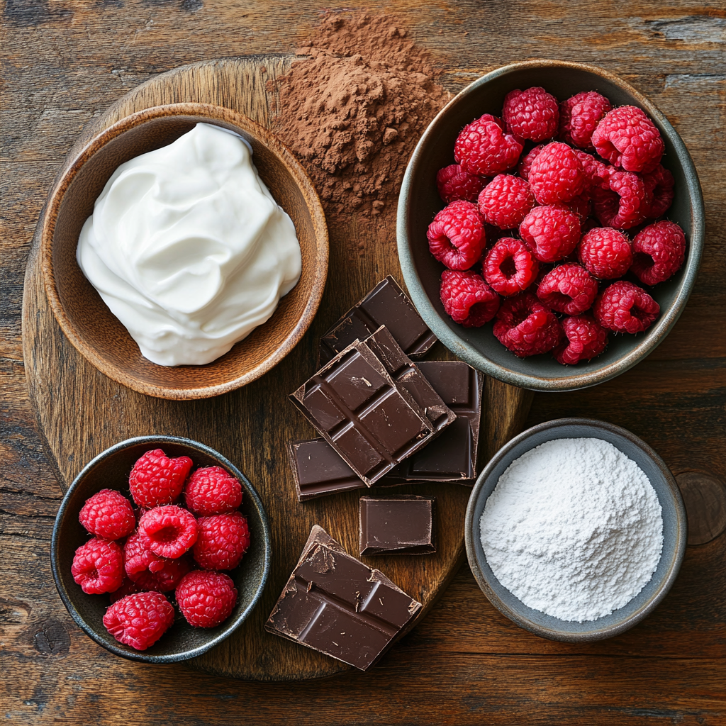 Valentine Raspberry Dark Chocolate Truffles ingredients
