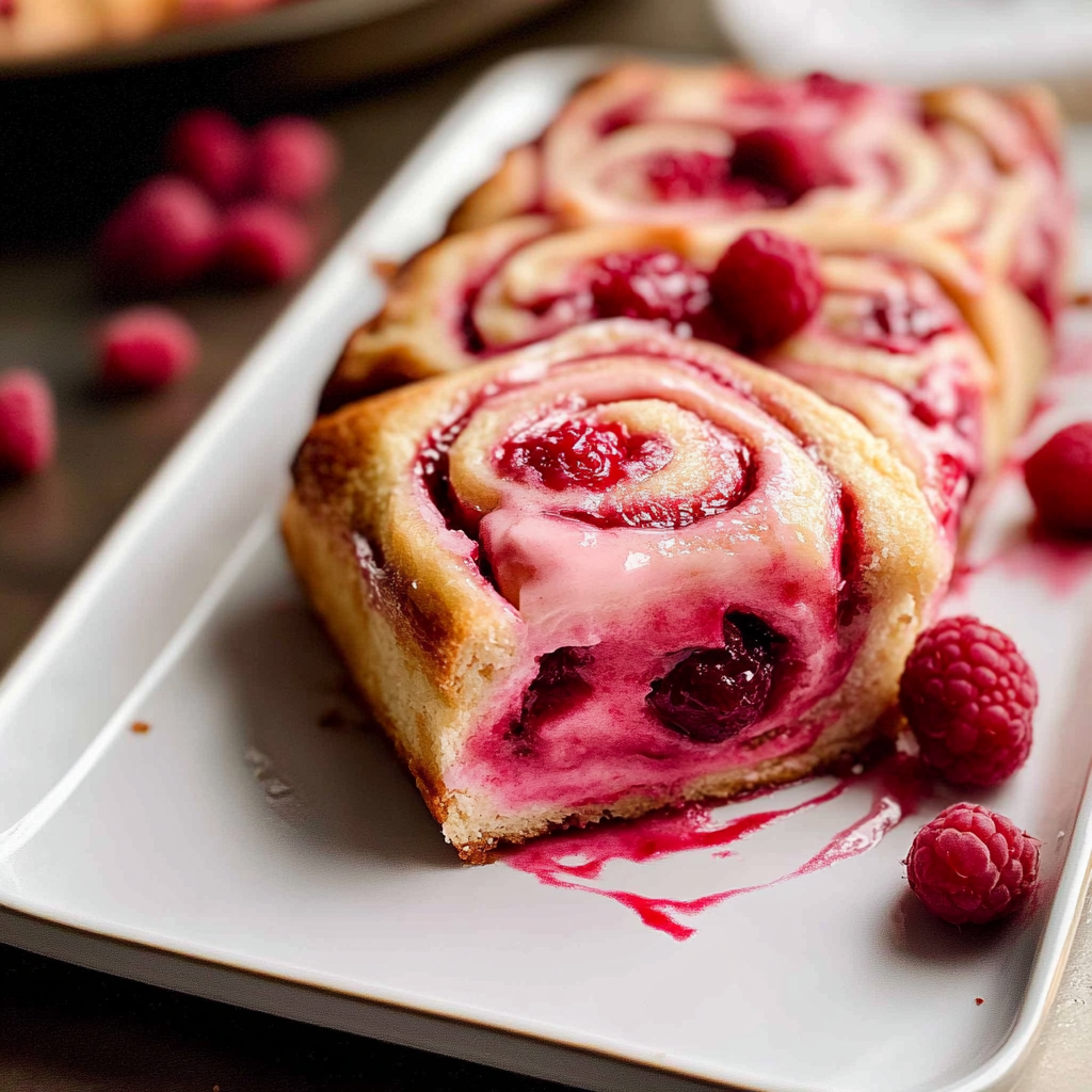 Valentine Raspberry Rolls