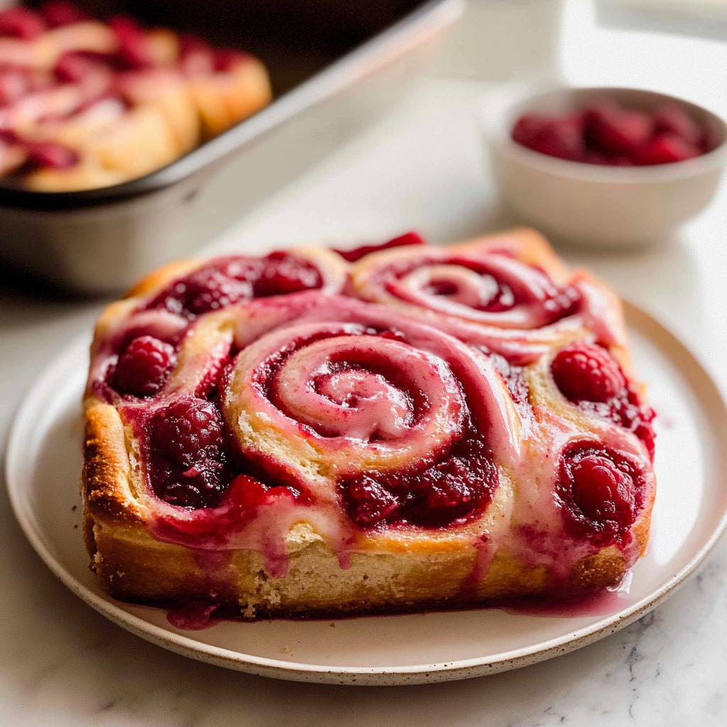 Valentine Raspberry Rolls
