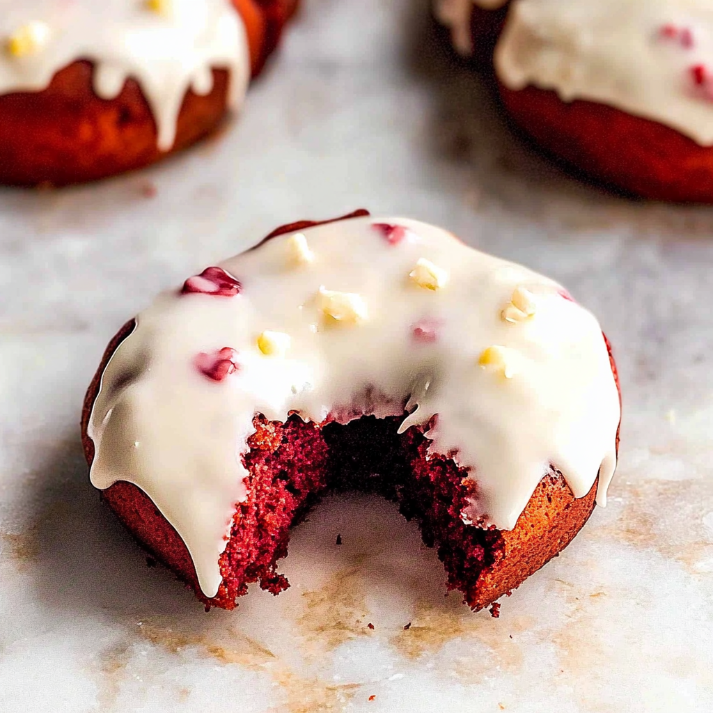 Valentine Red Velvet Donuts