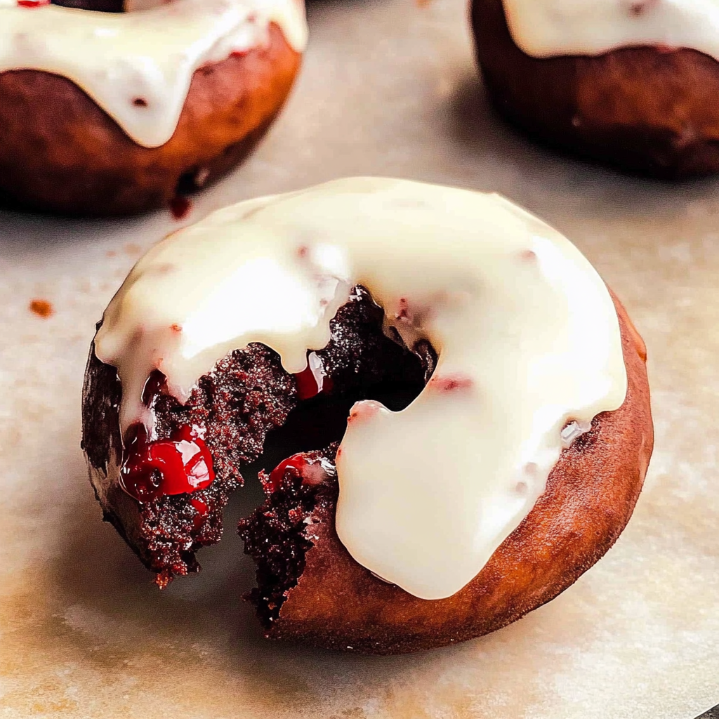 Valentine Red Velvet Donuts