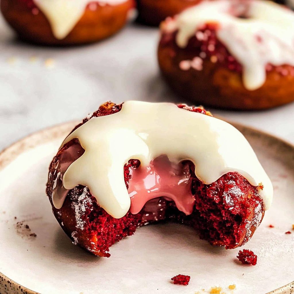 Valentine Red Velvet Donuts
