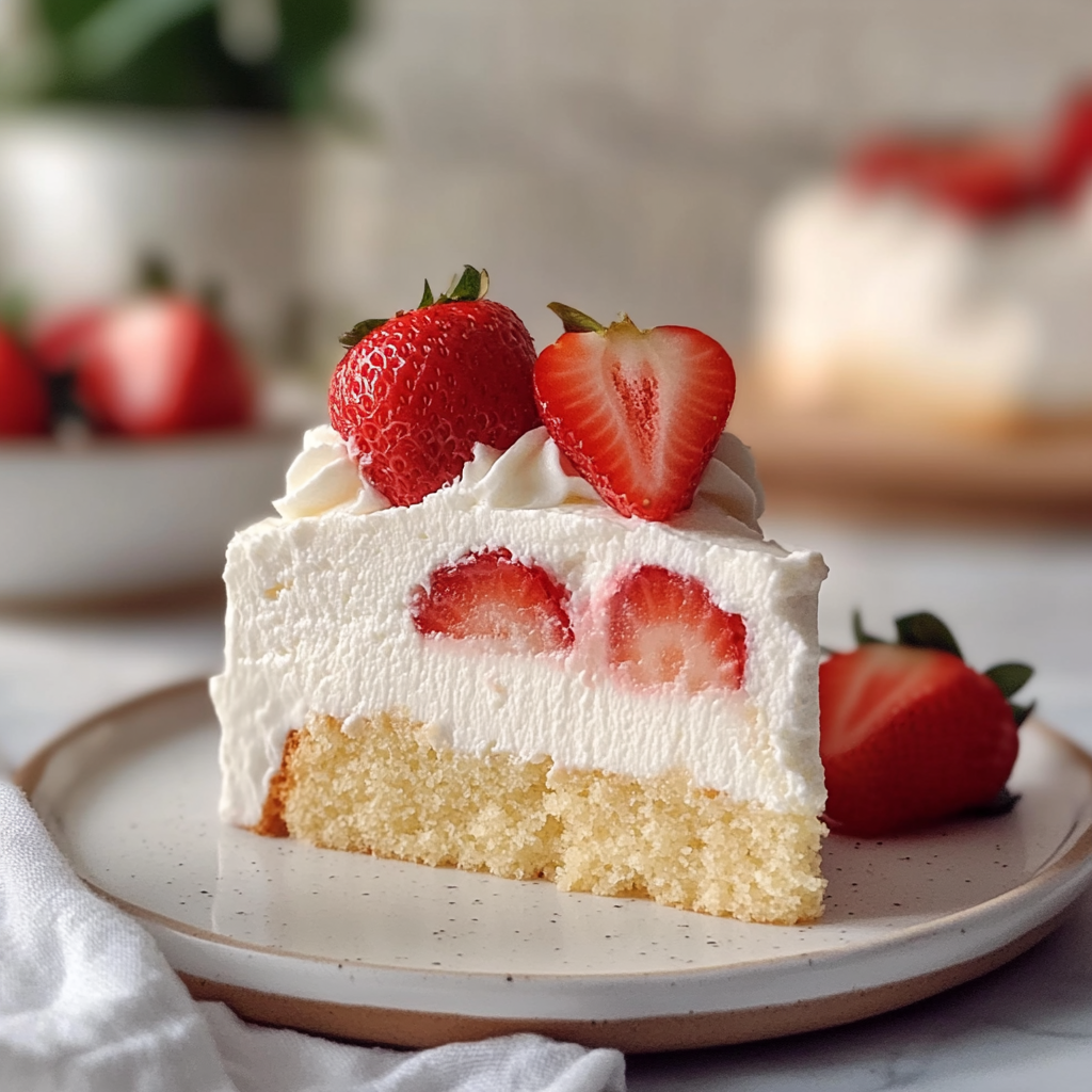 Valentine Strawberry Yogurt Shortcake