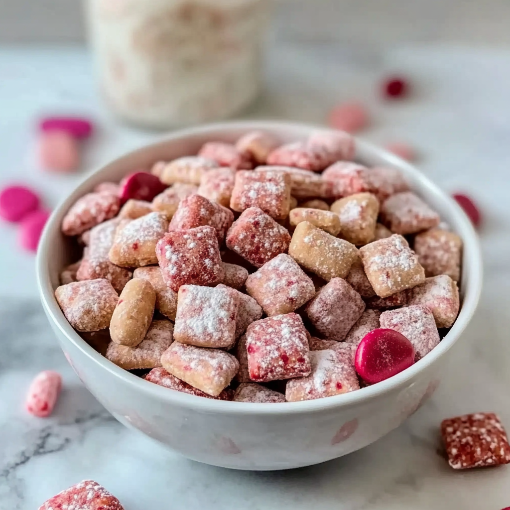 Valentine Valentine’s Day Muddy Buddies