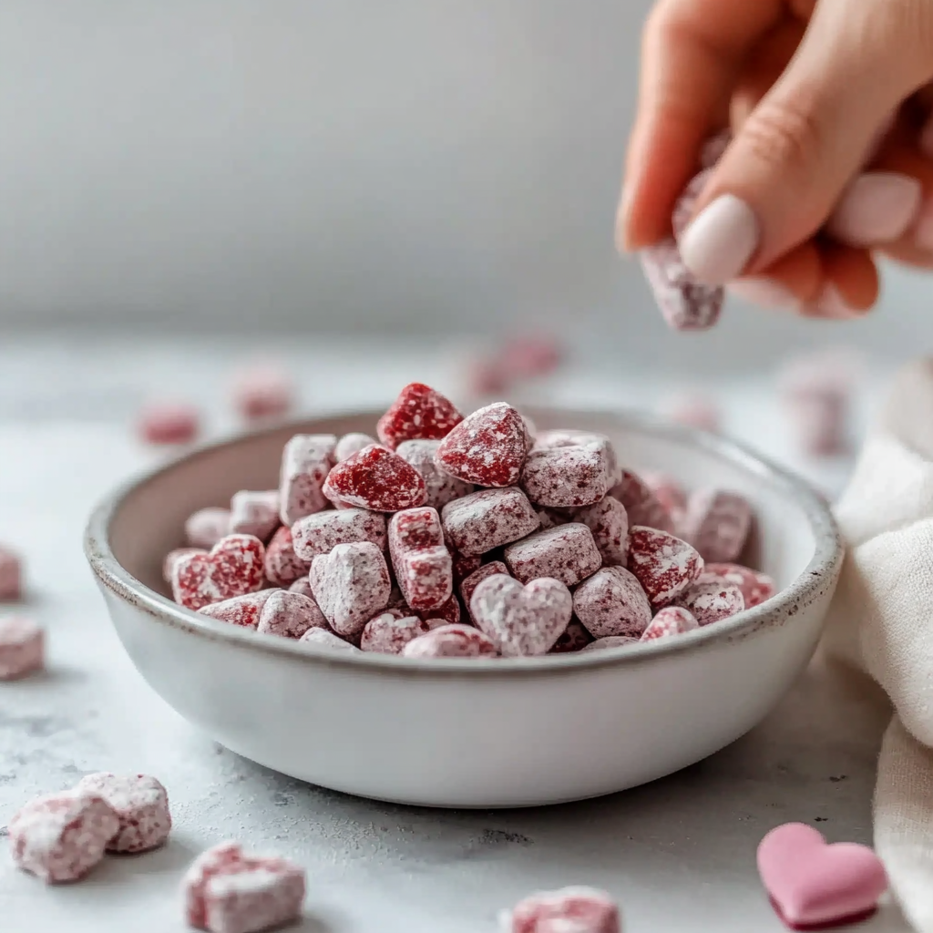Valentine Valentine’s Day Muddy Buddies