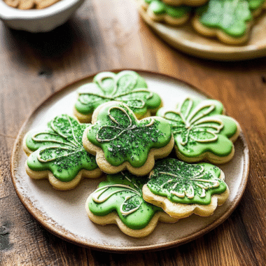 Vanilla Bean St. Patrick’s Day Cookies