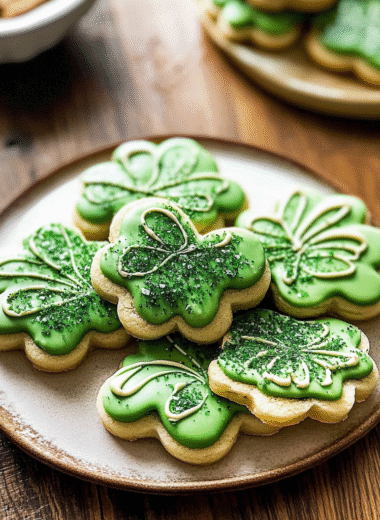 Vanilla Bean St. Patrick’s Day Cookies