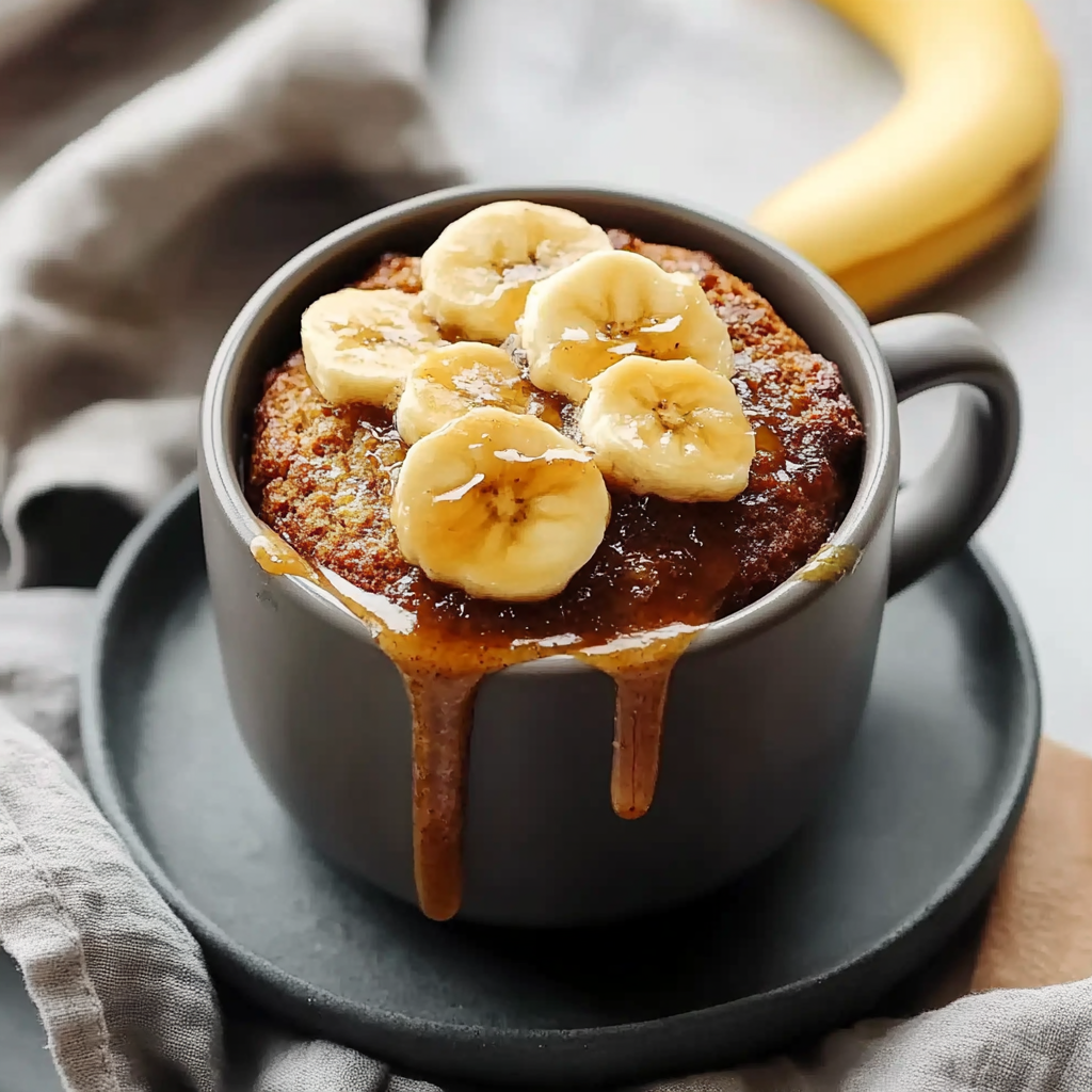 Warm Banana Bread in a Mug
