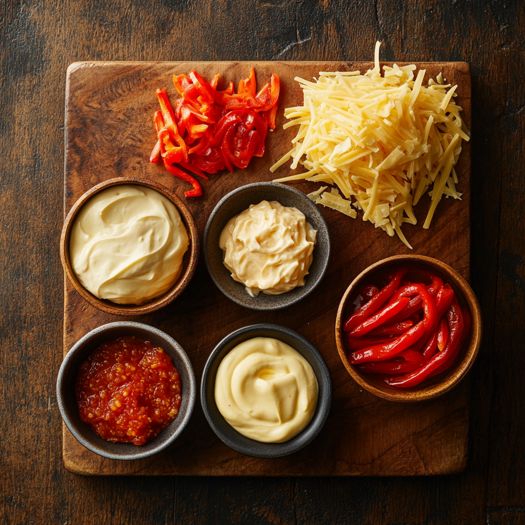 homemade pimento cheese ingredients