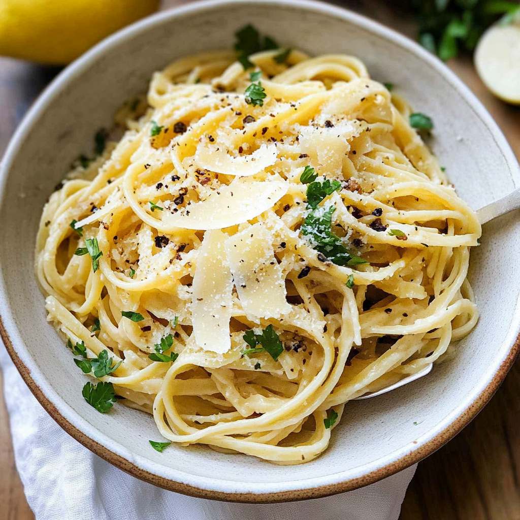 lemon garlic pasta