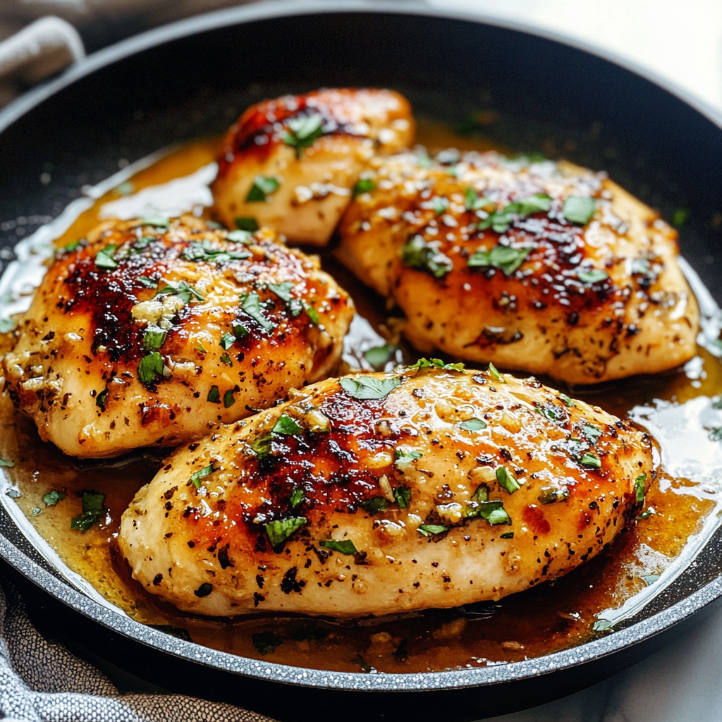Garlic Butter Baked Chicken Breast