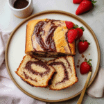 Valentine Nutella Swirl Pound Cake